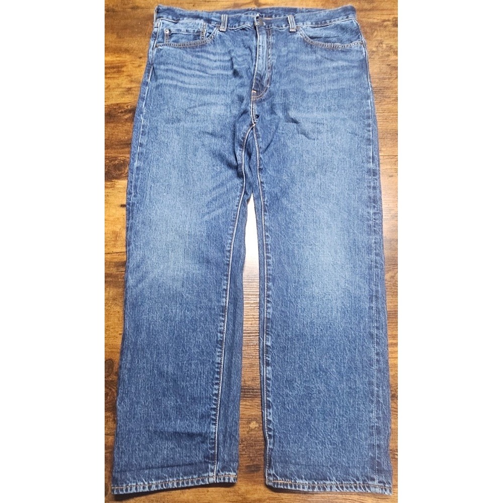 Levi's Premium 501 '93 Men's Blue Medium Wash Straight Jeans 5-Pocket Size 38x30